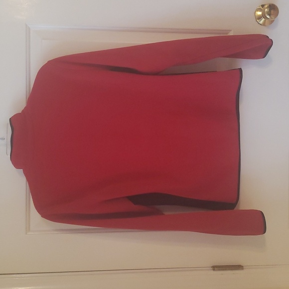 Red & Black Full Zip Fleece Jacket Size: M - Picture 2 of 6